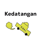 taxi driver indonesian version（個別スタンプ：38）
