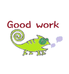 LUCKY CHAMELEYON（個別スタンプ：4）