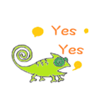 LUCKY CHAMELEYON（個別スタンプ：5）