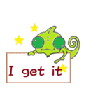 LUCKY CHAMELEYON（個別スタンプ：8）