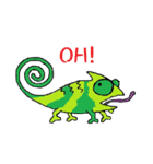 LUCKY CHAMELEYON（個別スタンプ：11）