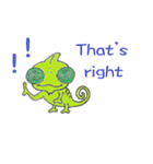 LUCKY CHAMELEYON（個別スタンプ：16）