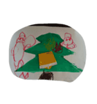 子供の絵行事（個別スタンプ：4）