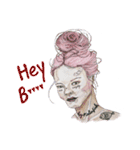 Don't touch my hair（個別スタンプ：1）