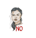 Don't touch my hair（個別スタンプ：5）