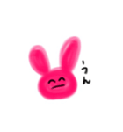 ぴんくのうさぎさん（個別スタンプ：7）