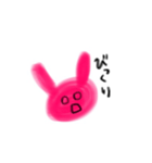 ぴんくのうさぎさん（個別スタンプ：22）