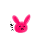 ぴんくのうさぎさん（個別スタンプ：24）