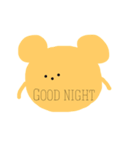 英語くまっま（個別スタンプ：3）