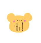 英語くまっま（個別スタンプ：6）
