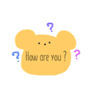 英語くまっま（個別スタンプ：7）