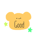 英語くまっま（個別スタンプ：8）
