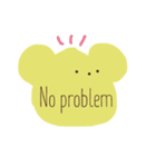 英語くまっま（個別スタンプ：10）