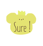 英語くまっま（個別スタンプ：11）
