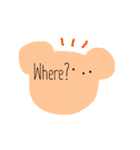 英語くまっま（個別スタンプ：18）
