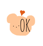 英語くまっま（個別スタンプ：19）