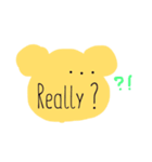 英語くまっま（個別スタンプ：28）