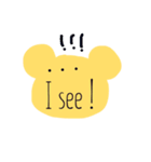 英語くまっま（個別スタンプ：32）