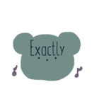 英語くまっま（個別スタンプ：33）