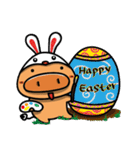 Rice Ball Pig2 - Happy for a whole year（個別スタンプ：19）