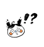 Girl's black and white diary（個別スタンプ：8）