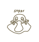 LAZY platypus（個別スタンプ：3）