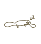LAZY platypus（個別スタンプ：4）