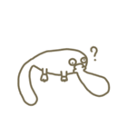 LAZY platypus（個別スタンプ：12）