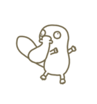 LAZY platypus（個別スタンプ：21）