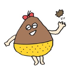 [LINEスタンプ] くり美 その1