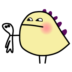 [LINEスタンプ] Bean Dinosaur