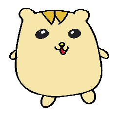 [LINEスタンプ] mascot character Sticker hamham