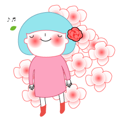 [LINEスタンプ] 花スンニの日常