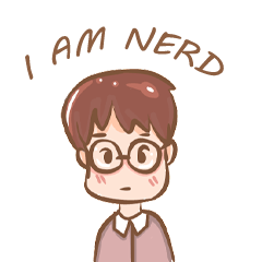 [LINEスタンプ] The Nerd