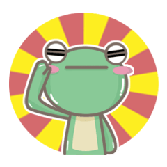 [LINEスタンプ] Frog Edmond's Life