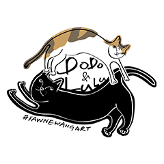 [LINEスタンプ] DODO ＆ LULU - transparent sticker