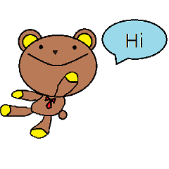 [LINEスタンプ] Angel the Bear