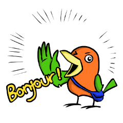 [LINEスタンプ] Shnny Bear ＆ Chirpy Bird