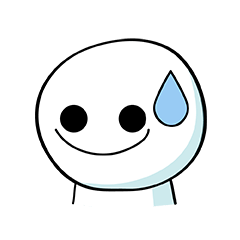 [LINEスタンプ] white face (Expression pack)