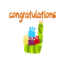 [LINEスタンプ] Happy 5:greetings