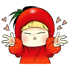 [LINEスタンプ] Tomato (Personification)