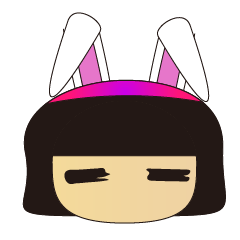 [LINEスタンプ] Rabbit-Rabbit girl