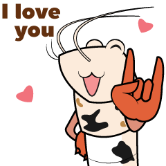 [LINEスタンプ] Funny Crayfish (english version)
