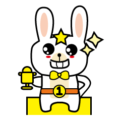 [LINEスタンプ] No.1 Rabbit doctor.