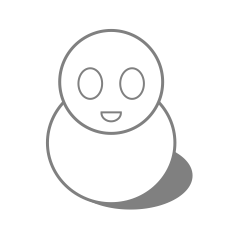 [LINEスタンプ] Little Snowman Story