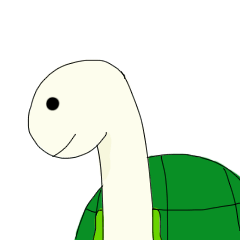 [LINEスタンプ] Cute little turtle