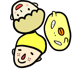[LINEスタンプ] Two brother＆yellow pet