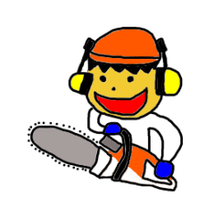 [LINEスタンプ] 陽気なきこり