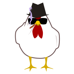 [LINEスタンプ] ハードボイルド・チキン
