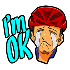 [LINEスタンプ] The Drama Cyclist V.1